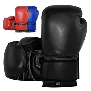 GL Boxing Gloves Genuine Leather - Boxing MMA Muay Thai Training and Competition - Picture 1 of 14