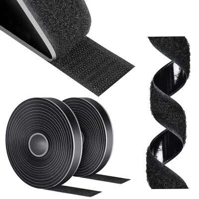 Klettband Selbstklebend Extra Stark 5M x 16mm Klettverschluss Selbstklebend F... - Bild 1 von 4