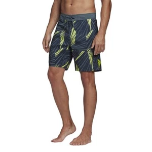 Adidas pantaloncini da nuoto uomo Graphic Tech 30" blu legacy - Foto 1 di 6