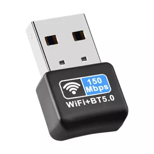 150Mbps USB Network Card Free Driver Mini Bluetooth-compatible 5.0 for PC Laptop - Picture 1 of 11