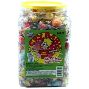Dubble Bubble Concord Changemakers Cry Baby Extra Sour Bubble Gum Jar 4.5g - Picture 1 of 1