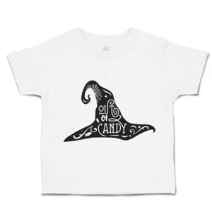 Halloween Toddler T-Shirt Out of Candy Halloween Hat Magic Boy & Girl Clothes - Picture 1 of 21