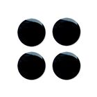 Maintain Car Safety with Black Car Lock Protection Stickers Set of 4 20mm