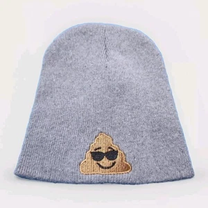 Original lustige coole Poop Premium bestickte Beanie Mütze Unisex - kostenloser Versand - Bild 1 von 5