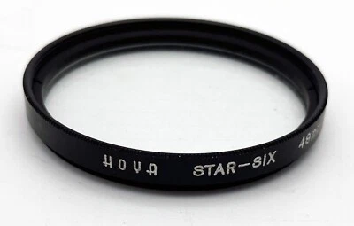 Hoya Star-Six 49mm Grid 6x Cross Lens Filter Japan - Image 1 of 4