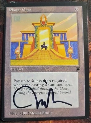 MTG Artist Proof Planar Gate Legends Misprint Miscut Reserved List Signed NM - Image 1 of 4