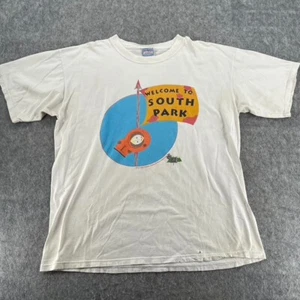 Vintage Y2K South Park Welcome to Cartoon 90s USA T Shirt Rare Kenny Size XL - Picture 1 of 18
