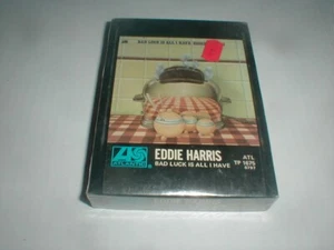 Eddie Harris BAD LUCK Atlantic 8 Track Tape SEALED 1975 Soul Jazz Funk Hancock - Picture 1 of 7