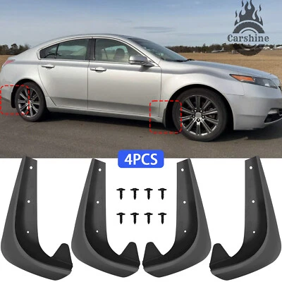 For 2004-2014 Acura TL 4PCS Front Rear Mud Flap Splash Guards Splashguard Foto 1 de 4
