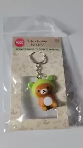 Portachiavi Giappone San-X Rilakkuma panetteria pane orso marrone rana cappello profumato squishy - Foto 1 di 3