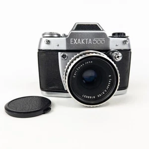 Cámara fotográfica vintage EXAKTA 500 35 mm lente ZEISS JENA TESSAR 2,8/50 # 8168037 - Imagen 1 de 12