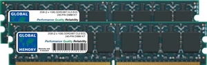 2GB (2 x 1GB) DDR2 667MHz PC2-5300 240-PIN ECC UDIMM SERVER/WORKSTATION RAM KIT - Picture 1 of 1