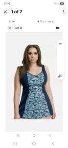 2XL(18) Elomi Abalone Soft Cup Tankini Top Non Wired ,bottoms 18 - Picture 1 of 1