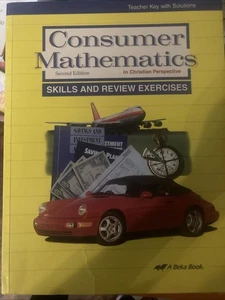 Consumer Math Second Edition Teacher Key Skills And Review Ex - Picture 1 of 7