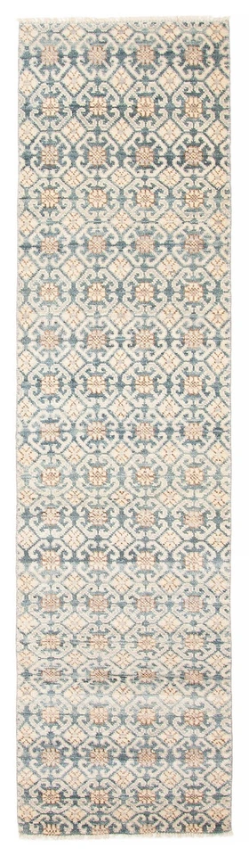 2'8" x 9'11" Vintage Hand-knotted Runner Rug Traditional Oriental Wool Carpet - Image 1 of 4