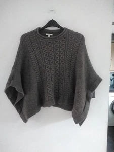 Barbour brown wool blend clover cape one size - Picture 1 of 6