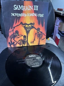 Samhain November Coming Fire 1st PressingVinyl 1986 - Picture 1 of 4