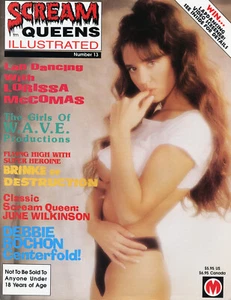 1996 SCREAM QUEENS Illustrated Magazine # 13 LORISSA MCCOMAS BRINKE AUTOGRAPHED - Picture 1 of 6