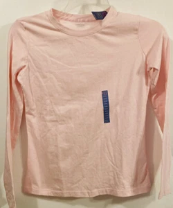 CHEROKEE Ultimate T Shirt Long Sleeve Crew Neck Pink Cotton Girls XL14/16 NEW - Picture 1 of 5