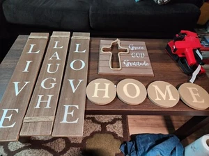 Live Laugh Love Wall Plaque Home Decor and more - Picture 1 of 4