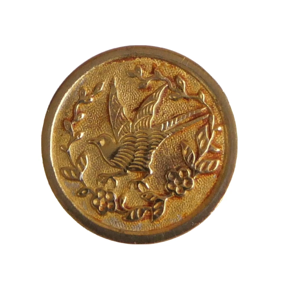 Button Antique - Bird - 23 MM - End 19th C. / Early 20th Century - Animal - Image 1 of 4