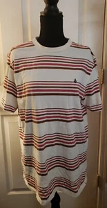 Unisex teens large modern fit striped Volcom shirt - Picture 1 of 6