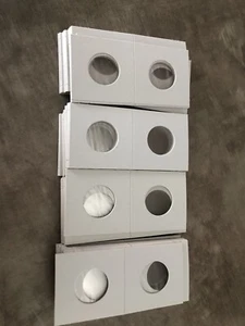 Pack of 100 - 2x2 Coin Mylars You Pick Size Mix And Match - Picture 1 of 5