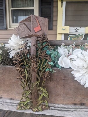 Buzón de pared vintage 1972 Burwood Products plástico/madera sintética decoración Foto 1 de 4