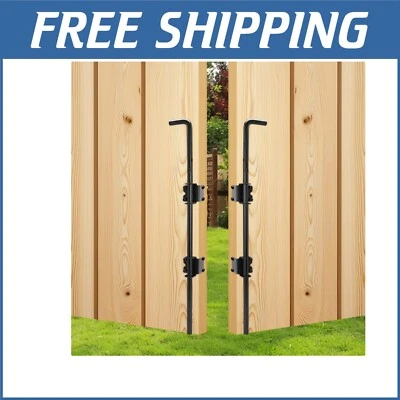 Versatile 24-Inch Heavy-Duty Cane Bolt for Gates - Secure & Easy Install - Image 1 of 4