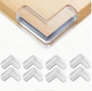 4pcs Baby Safety Proofing Corner Guards Silicone Edge Corner Protector Guard - Picture 1 of 5