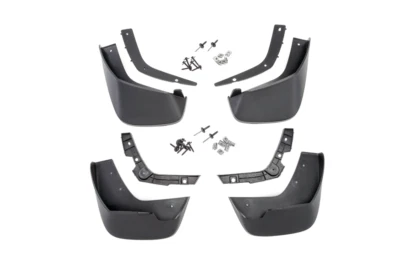 Protectores contra salpicaduras delanteros y traseros moldeados negros GM OEM 42769761 2024-2026 Foto 1 de 3