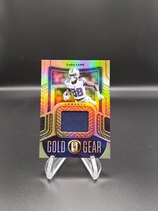 2022 Panini gold standard football CeeDee Lamb 289/299 gold gear #GG-CDL