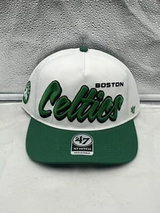 Boston Celtics NBA '47 Marca Blanca Script Enganche Cuerda Ajustable Snapback Sombrero - Imagen 1 de 5