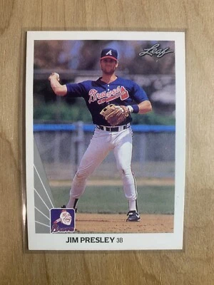 1990 Leaf Baseball #277 Jim Presley - Image 1 of 2