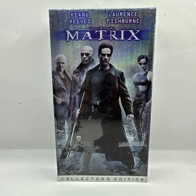 The Matrix VHS Collector's Edition 1999 New Sealed Keanu Reeves Watermarks - Image 1 of 4