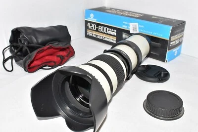 Canon EOS M System fit 420 800mm zoom lens for M M2 M3 M10 M100 M5 M50 M6 M200 - Image 1 of 4