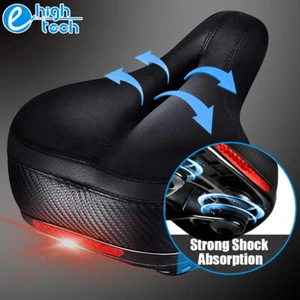 Silla de montar ancha cómoda gel suave crucero asiento de bicicleta almohadilla cojín de aire - Imagen 1 de 11