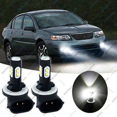 2X LED Fog Light Kit 880 881 899  Bulbs For 2004-2007 Saturn ION 6000K - Image 1 of 4