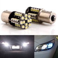 1156 BA15S P21W SMD 44 LED bombilla luz freno lámparas coche Canbus Blanco12V