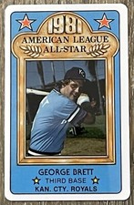 1981 Perma Graphics - George Brett All Star HOF - Kansas City Royals #5 - MINT