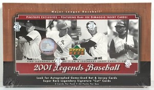 2001 UPPER DECK UD SP BASEBALL LEGENDARY CUTS NM- YOU PICK - #1- #90