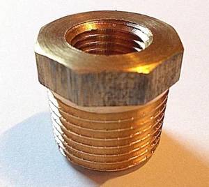 Reduzierstück Red-Stück 3/8"x1/4" Rotguss Schraubfitting Reduzierung - Bild 1 von 2
