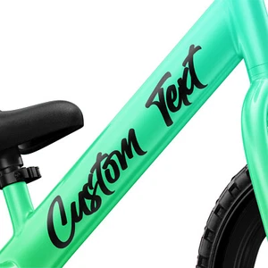 2x Calcomanía Personalizada Marco de Bicicleta Texto Letras Pegatina BMX Bicicleta de Montaña V42 - Imagen 1 de 2