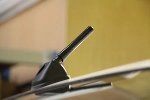 Antena de fibra de carbono negra picadura de abeja aérea para Mitsubishi Triton Pajero Sport - Imagen 1 de 2