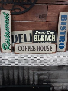 Vintage Look Metal Signs Rustic - Picture 1 of 7