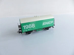 MARKLIN SNCF WAGON PUBLICITAIRE 1988 SNCF / 2 RAILS - Imagen 1 de 3