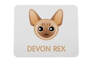 Devon Rex Revêtement de Sol Avec Chat Art-Dog - Photo 1/6