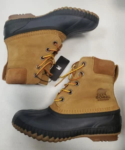 Sorel Men's Cheyanne II Snow Boot Chipmunk/Black Size 9 (F9C-2248) - Picture 1 of 10