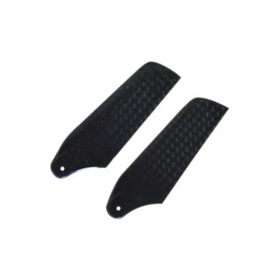1 Pair Carbon Fiber 62mm Tail Blades for Align Trex 450 RC Helicopter - Image 1 of 3