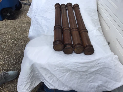 Antique Oak Architectural pieces (4) Cover